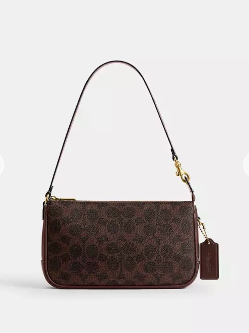 Coach Maple Plaza bag size 22 Signature Wristlet Shoulder Bag